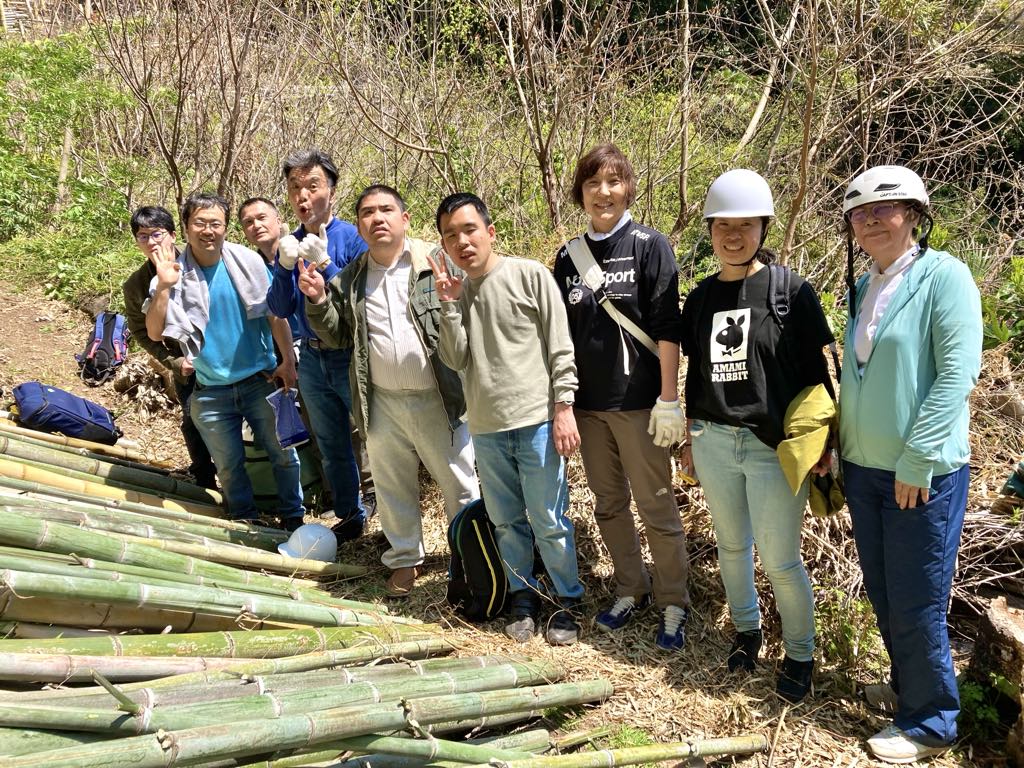 竹間伐 鎌倉極楽寺の竹間伐