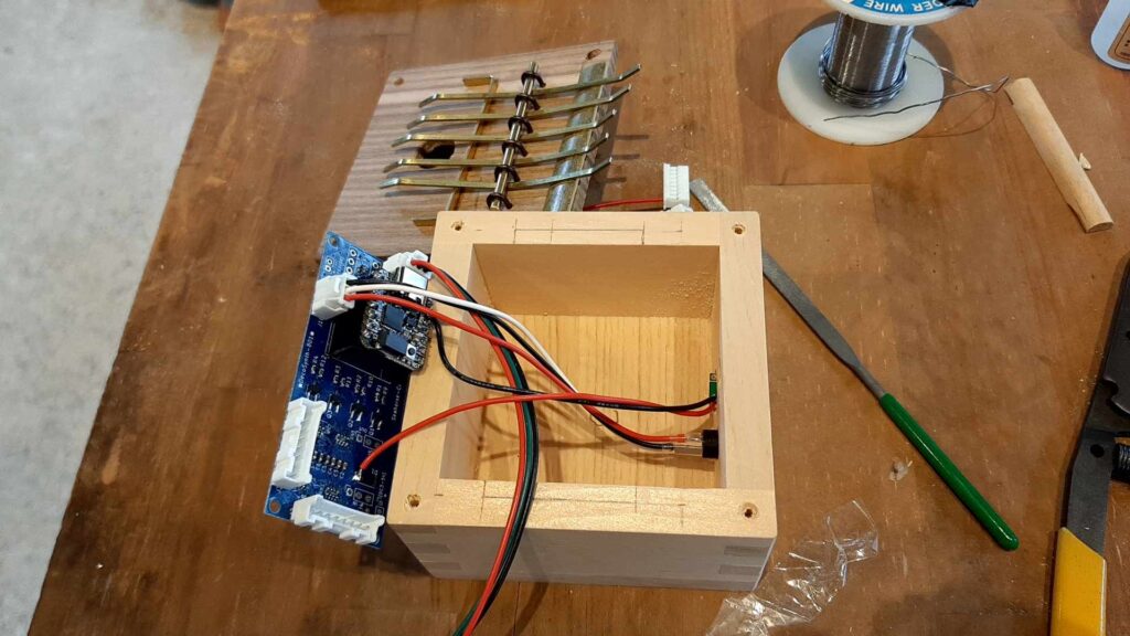 電子カリンバ製作